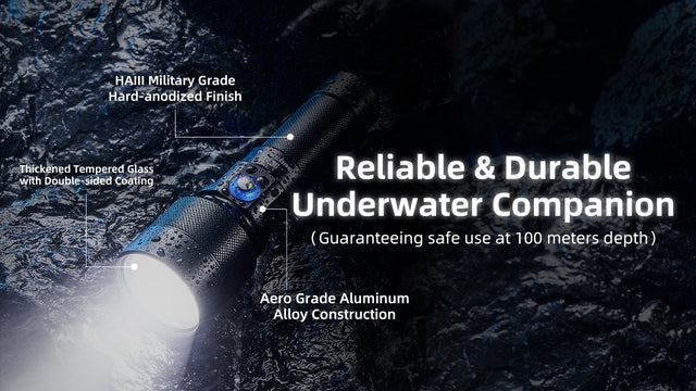 Nitecore DL30 1100 Lumen Rechargeable Dive Light - Ridge Toolbox