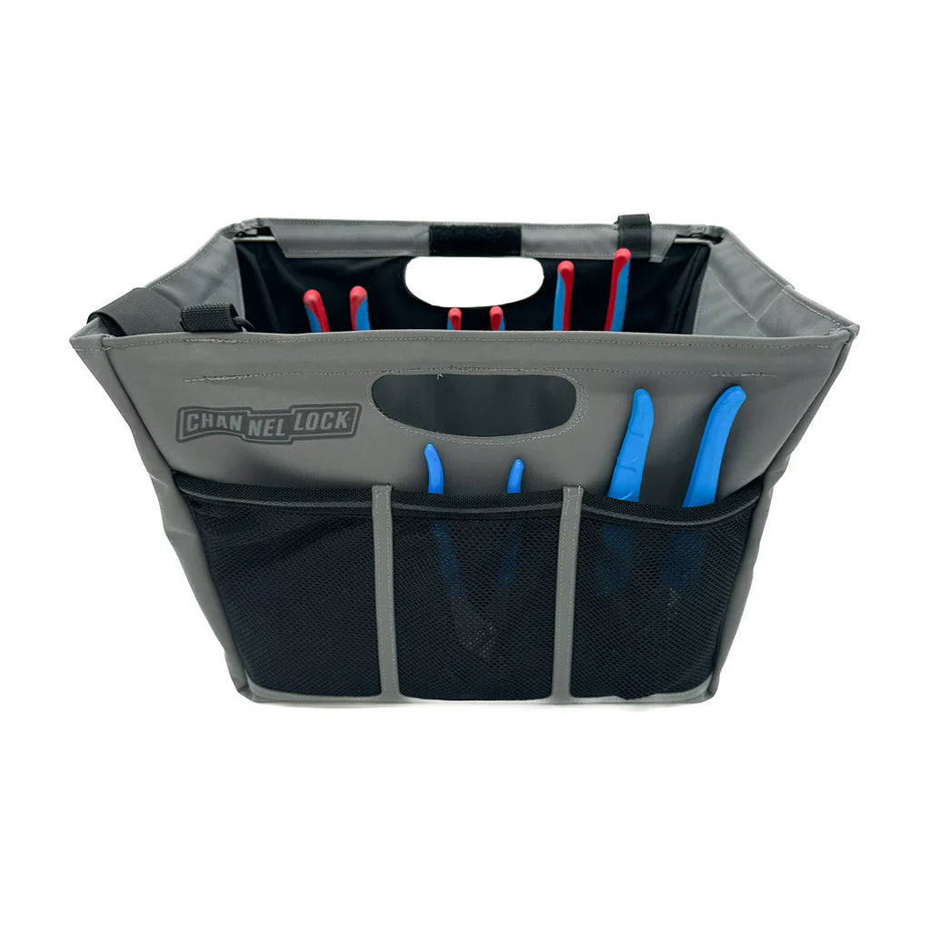 Channellock PRO 10-Pocket Premium Tool Tote with LASERLOCK Fabrics™