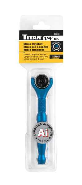 1/4 in. Drive Aluminum Swivel Head Micro Ratchet (11316)