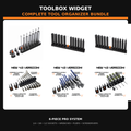 Toolbox Widget complete six-piece tool organizer bundle for sockets, wrenches, pliers, and screwdrivers