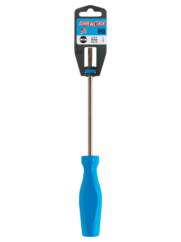 Channellock Slotted 1/4 x 6-inch Professional Screwdriver