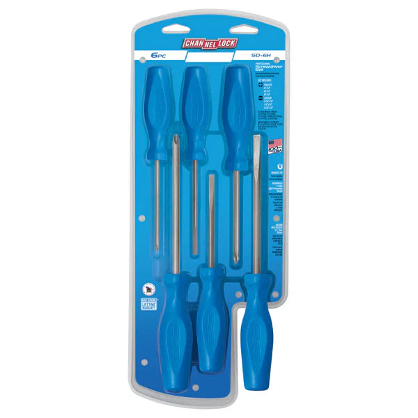 Channellock 6pc Standard Screwdriver Set